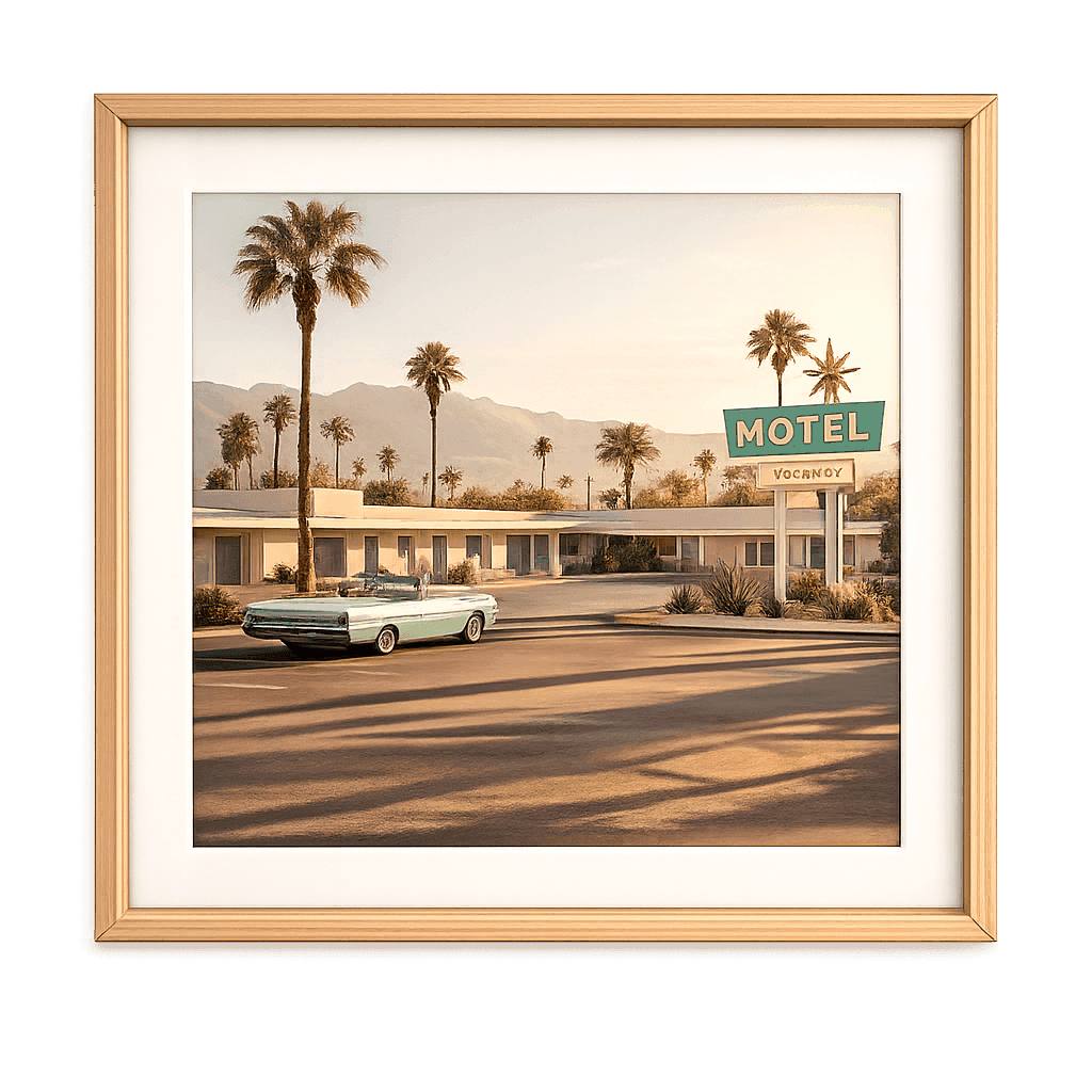 Desert Motel Morning