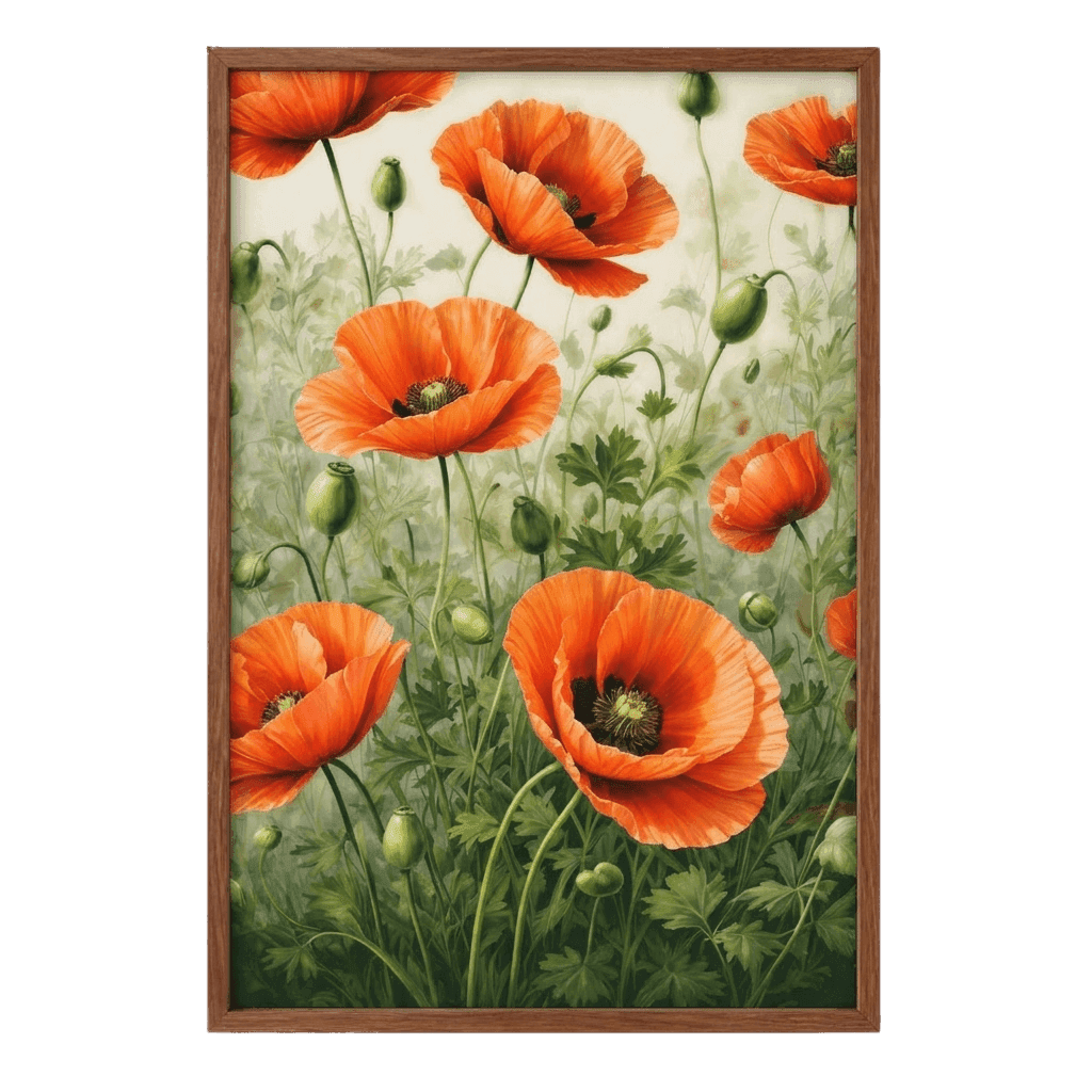 Scarlet Poppy Garden
