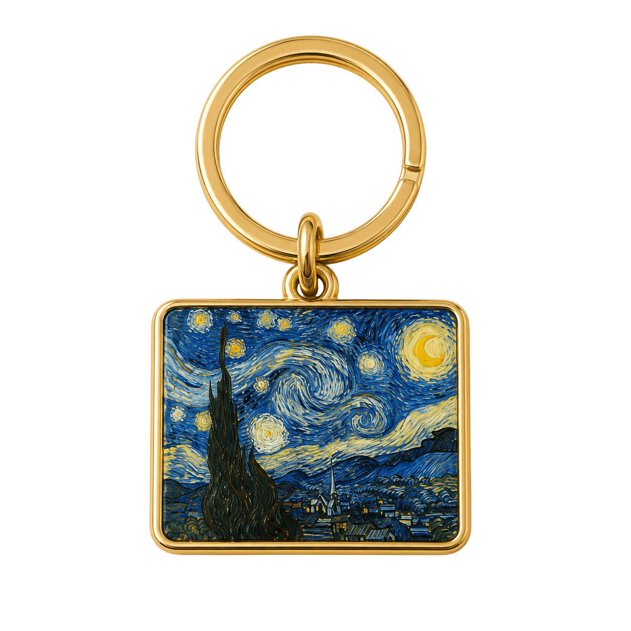 Mini "Starry Night" Keychain