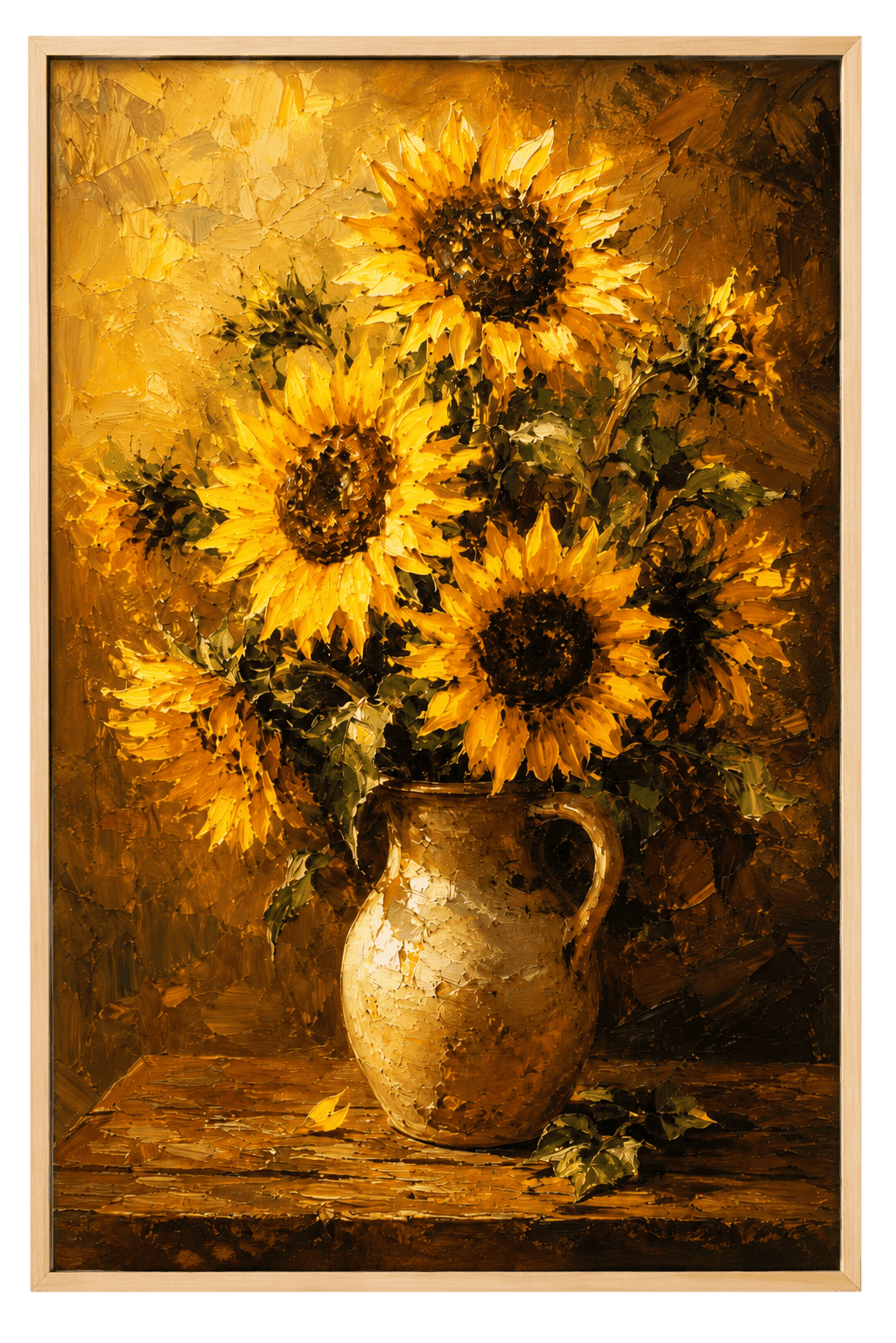 Sunflowers in a Pitcher