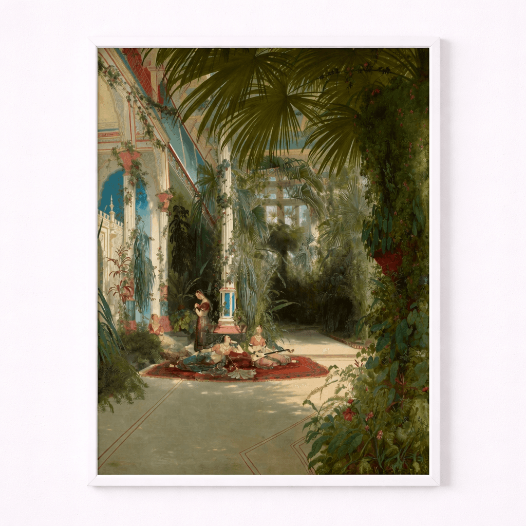 The Interior of the Palm House on the Pfaueninsel Near Potsdam